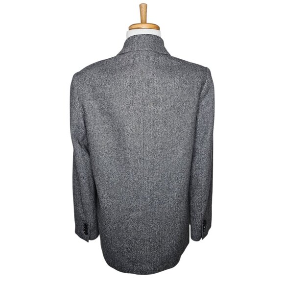 Everlane The Oversized Blazer Wool Gray Herringbone Boyfriend Fit Classic Sz 0 - Picture 7 of 16
